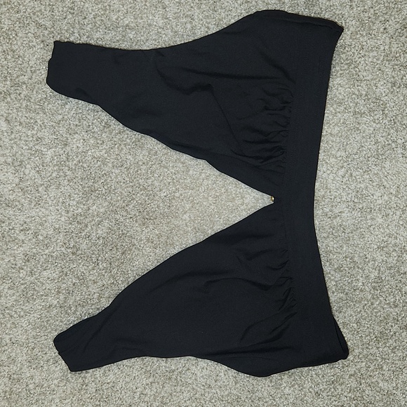 Apt. 9 Other - Black Deep V-Neck Swim Top